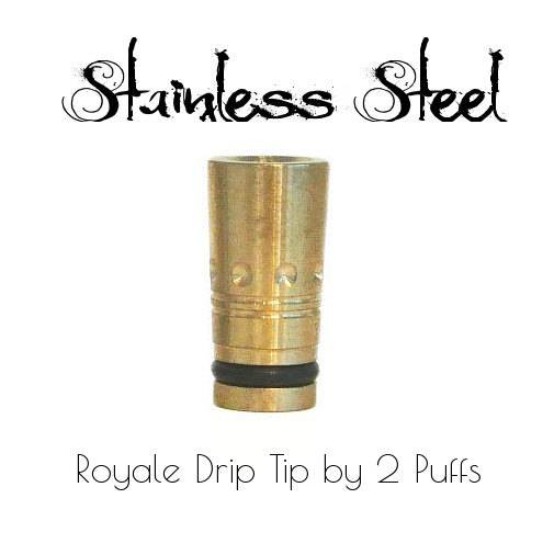 Stainless Steel Royale Drip Tip by 2Puffs