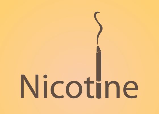 nicotine logo by seb dominguez